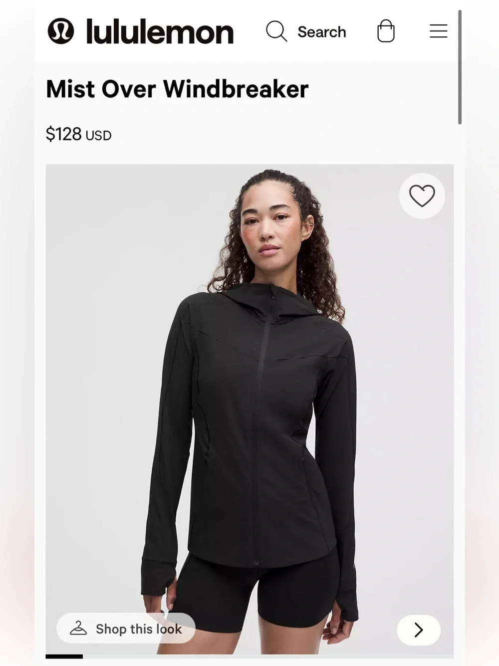 Lululemon Mist Over Windbreaker